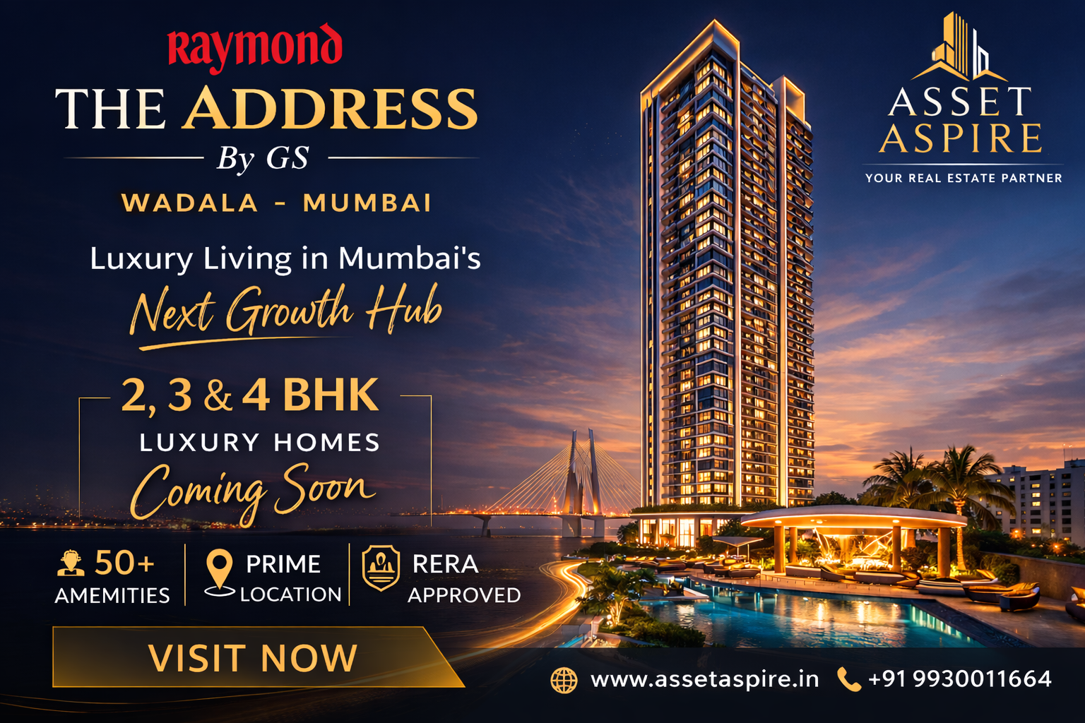 Raymond The Address By GS Wadala – Price, Floor Plan & Luxury Apartments in Mumbai